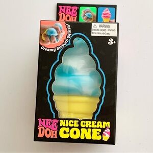NEEDOH BLUE Nice Cream Ice Cream Cone Squishy Sealed